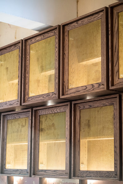 Hospitality fit-out and venue detail at 179 Domain, South Yarra by WB Built