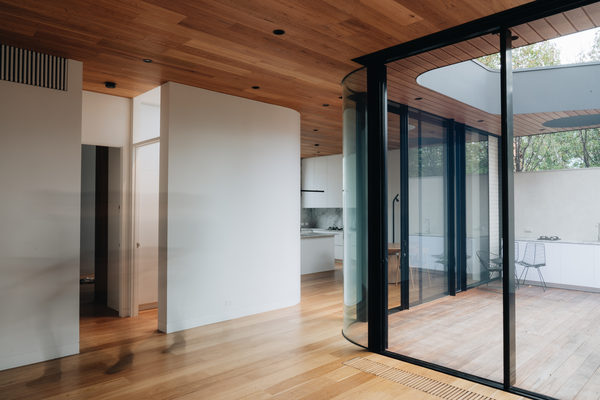 Interior and architectural detail at Armstrong House, Albert Park by WB Built