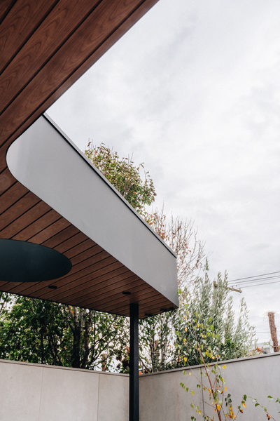 Interior and architectural detail at Armstrong House, Albert Park by WB Built