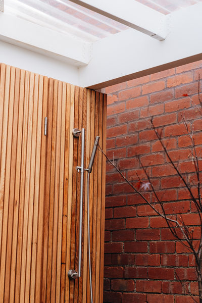 Interior and architectural detail at Armstrong House, Albert Park by WB Built