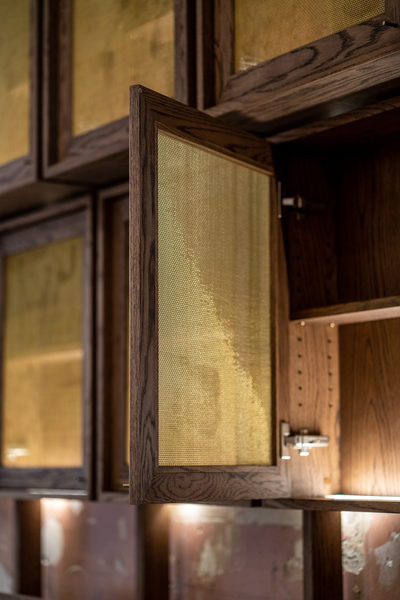 Hospitality fit-out and venue detail at BOYD'S, South Yarra by WB Built