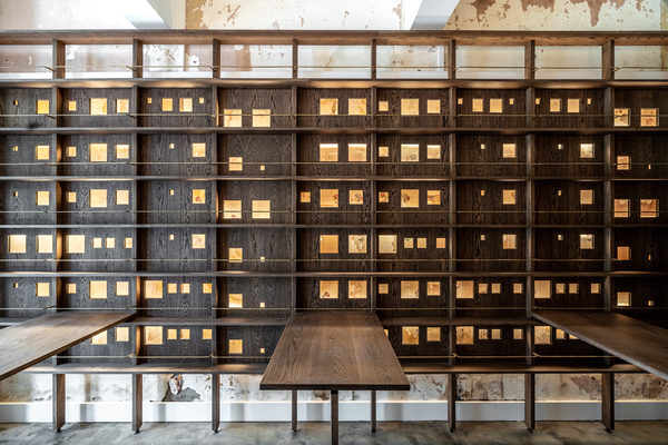 Hospitality fit-out and venue detail at BOYD'S, South Yarra by WB Built